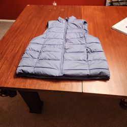 Blue Puff Vest