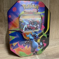 Pokemon Mega Charizard X Ex Tin