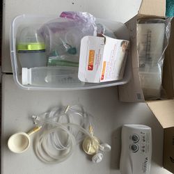 Breast pump and accessories FREE