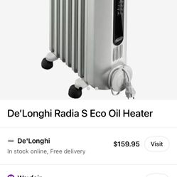 Dēlonghi Radia S Eco Heater 