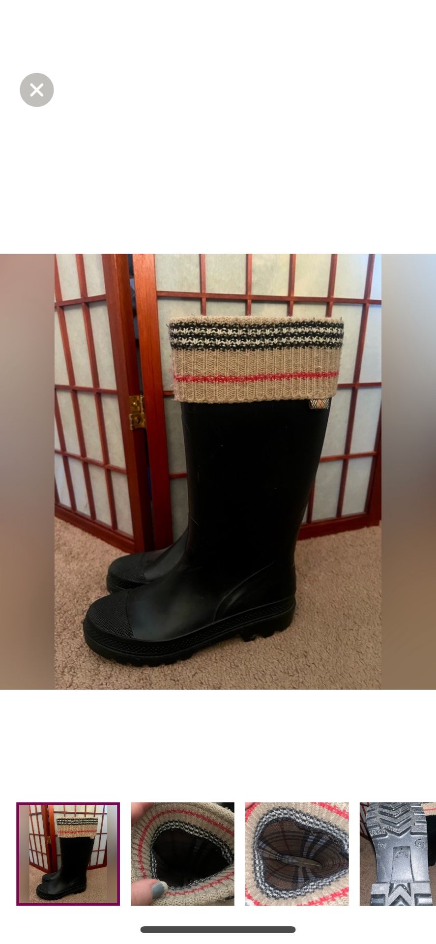 Butberry Rain Boots