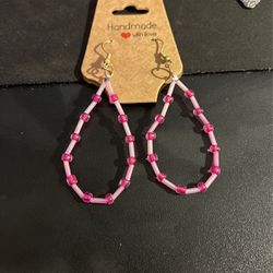 Handmade Seed Bead Earrings