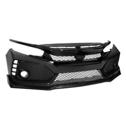 2016-2021 Honda Civic Coupé Sedan Type R Front Bumper Conversión