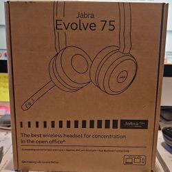 Jabra Evolve 75 Headphones Brand NEW