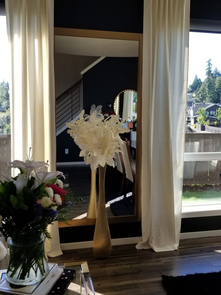 Large Gold Mirror