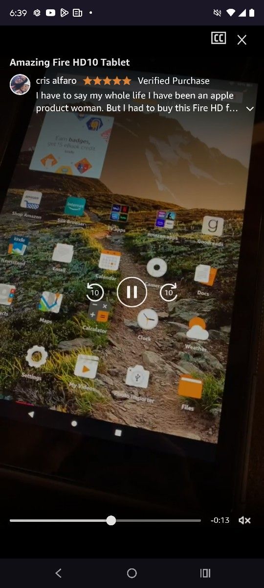 Amazon Kindle Fire HD 10 tablet