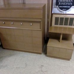 Dresser And Nightstand Solid Wood $150