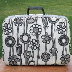 Rare mid-century Marimekko luggage (2 pieces)