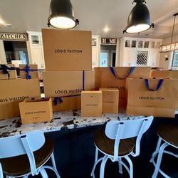 Empty Shopping Bags And Boxes