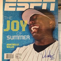 Dontrelle Willis Autographed ESPN Magazine