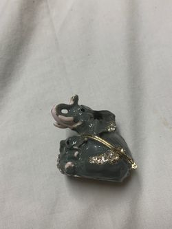 Jeweled collection grey elephant paid 25 regular