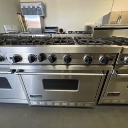 Viking 36”Wide Gas Range Stove In Stainless Steel With 6 Burners 