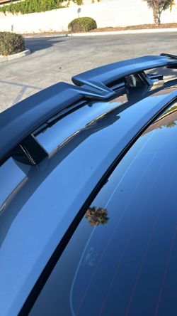 Black Roof Spoiler / Rear Wing