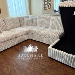 New Fluffy Sleeper Sofa Sectional Couches