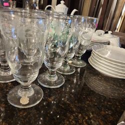 4 Princess House Glasses