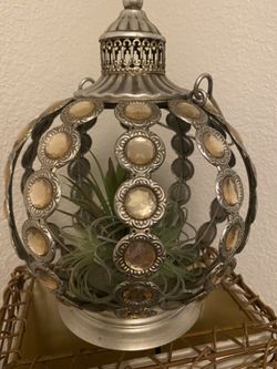 Lantern decorate with flowers or candles