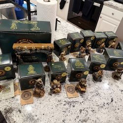 Boyds Bears & Friends Bearstone Nativity Resin Figurines Hand Painted