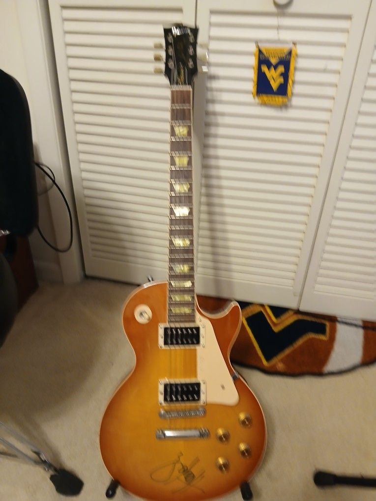 Gibson Les Paul Classic 1960 Autographed By Huey Lewis