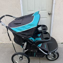 BABY TREND NAVIGATOR JOGGING DOUBLE STROLLER