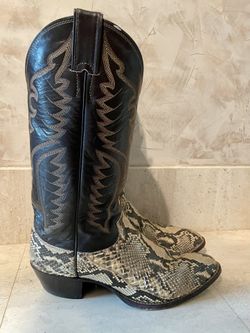 Justin snake 2025 skin boots