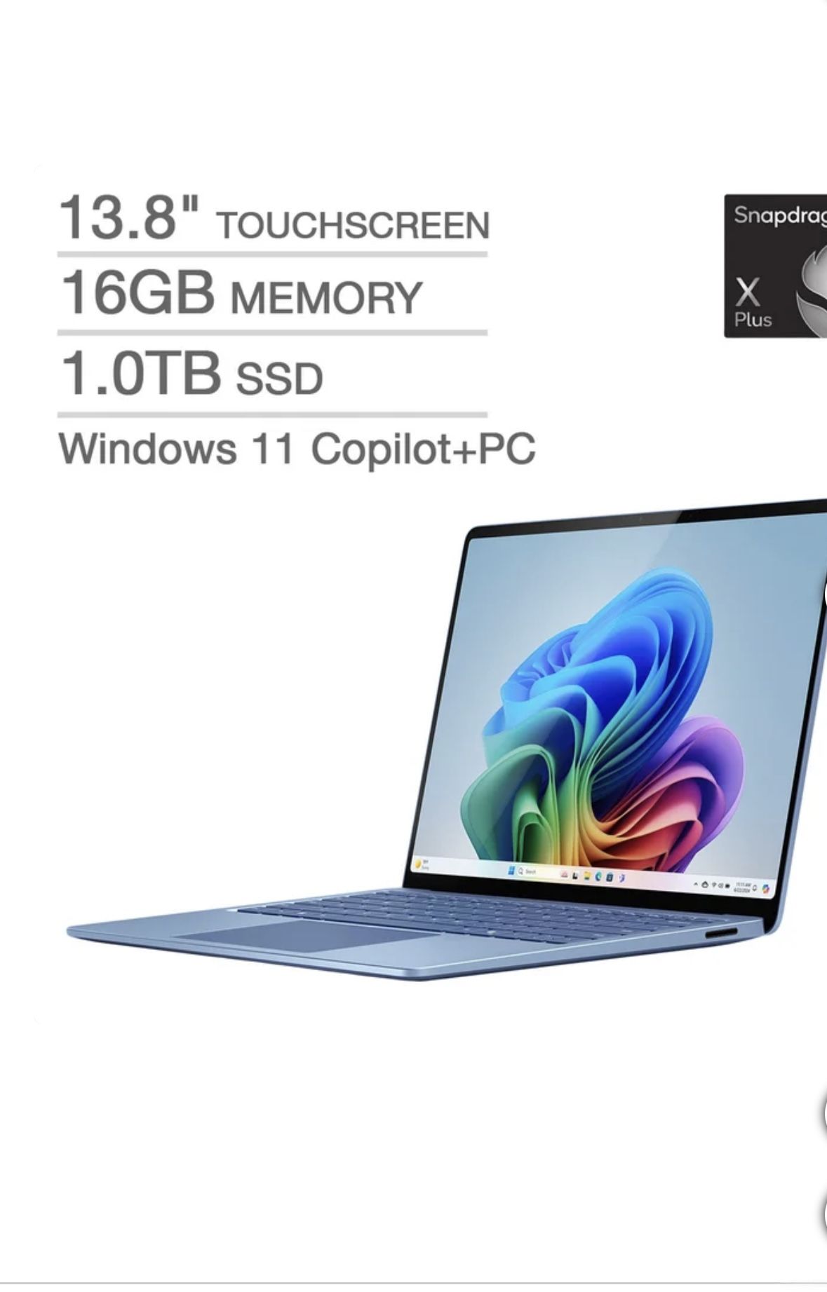 Microsoft Surface Laptop 13.8” (Copilot+ PC – Sapphire Blue)