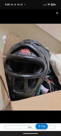 Bushido mma mask boxing fighting headgear sparring helmet head gear protection