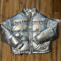 Zara Fray Puffer Jacket Unisex
