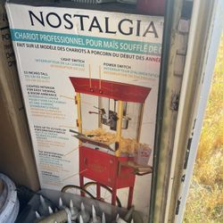 Nostalgia Red Popcorn Maker In The Box