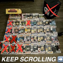 Funkos 3 for $35 or $15 each