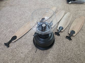 52" Hamilton Bay Ceiling Fan in Aged Bronze Finish