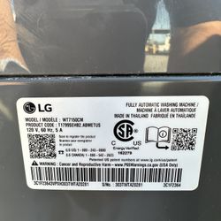Lg Washer And Electric Dryer
