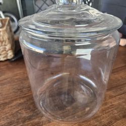 Glass Cookie Jar With Lid 