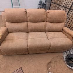 Reclining Couch And Loveseat 
