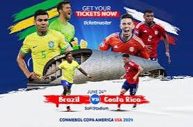 COPA AMERICA - BRAZIL VS COSTA RICA - JUNE 24 2024