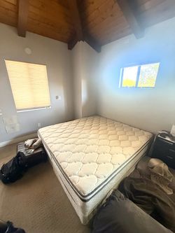 Free Eastern King Spring Mattress + Boxsprings