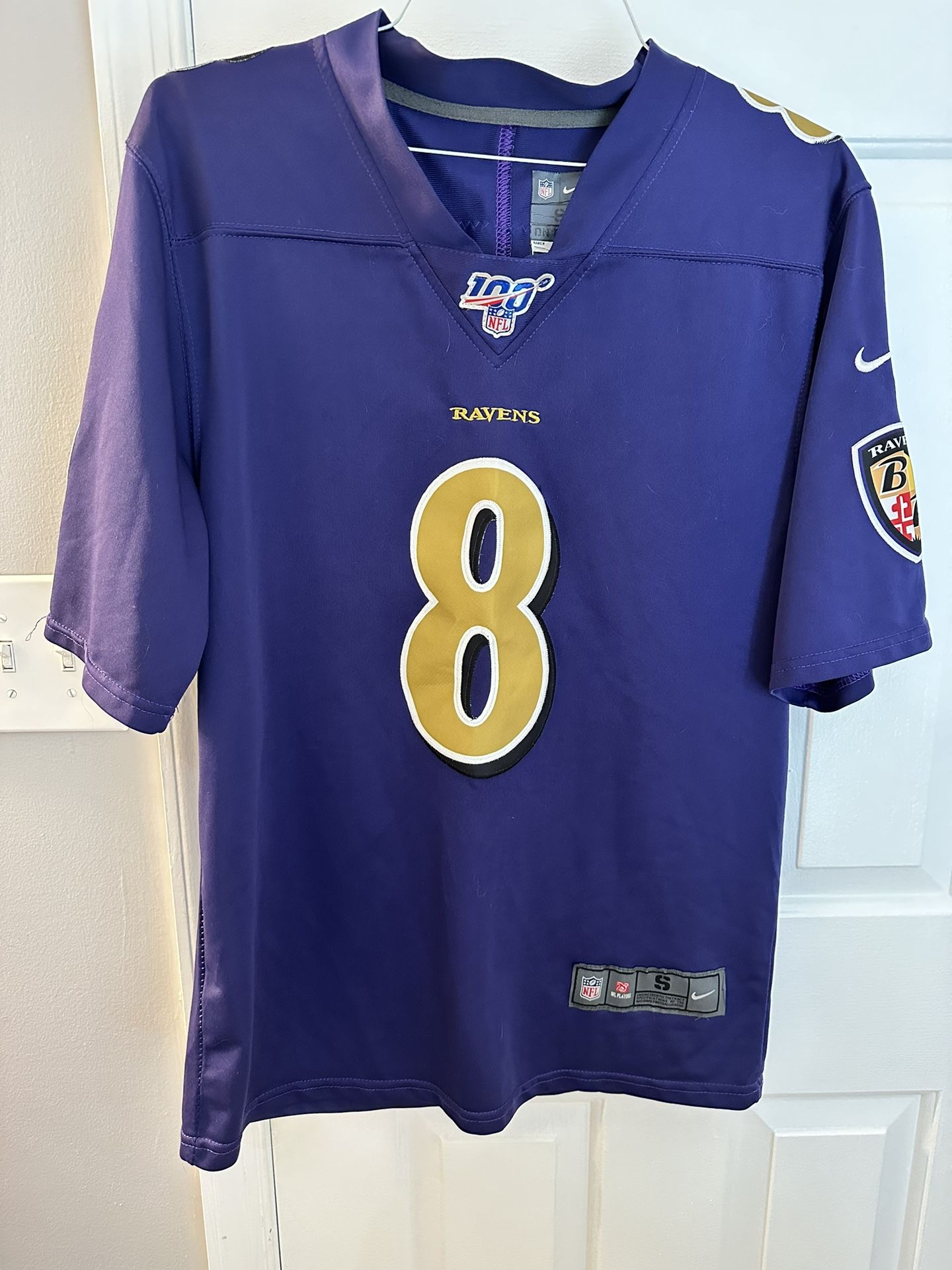 Men’s Nike Lamar Jackson Purple Baltimore Ravens Alternate Game Jersey Adult Small
