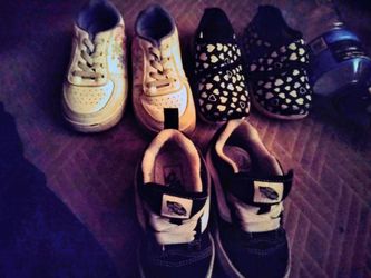Girls Name Brand Shoes Trio