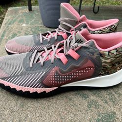 Nike Kyrie Flytrap V Moon Fossil Pink Gaze Green Camo Brown CZ4100-005 Men's 18