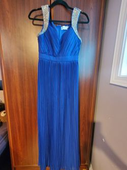 Royal blue dress