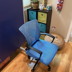 Blue Office Chair New! $25