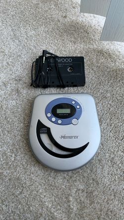 Portable CD Player with AC Charger and tape adapter