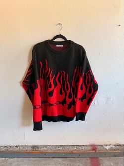 Fanjiuniu Flame Knitted Sweater