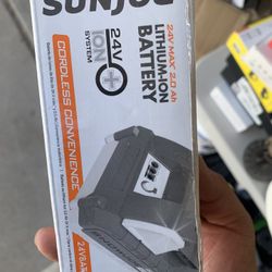SUNJOE 24VBAT-LTE LITHIUM-ION BATTERY 2.0 AH