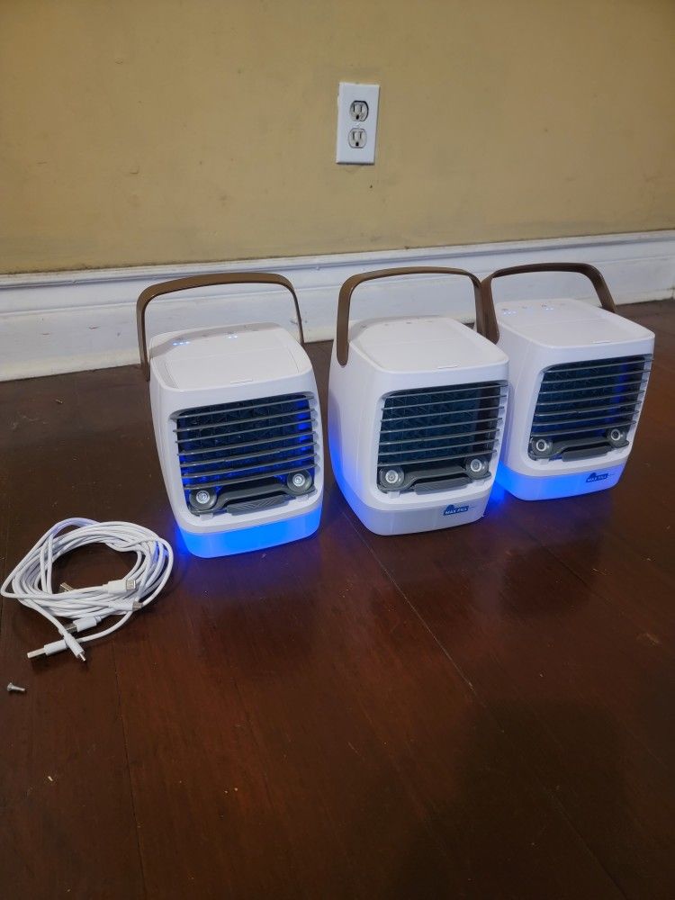 3 Deluxe Portable Mini Air Coolers 