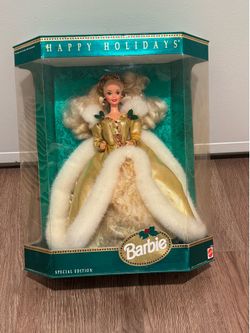 1995 Happy Holidays Barbie Special Edition #12155 – New in Original Box