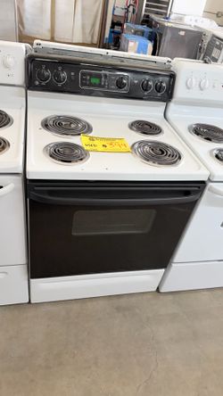 PREOWNED COIL TOP STOVE WITH WARRANTY