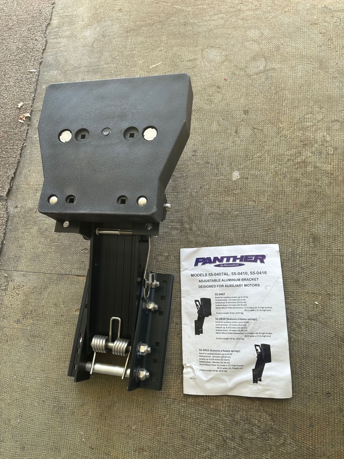 Motor Mount For Outboard Motor