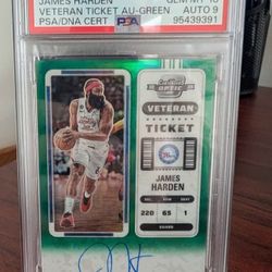 James Harden 2022-23 Panini Contenders Auto /49 graded 10/10