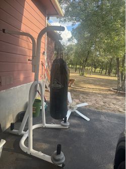 Punching bag with stand