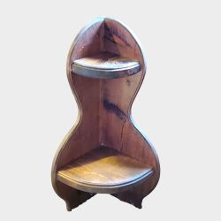 Wood Corner Shelf Vintage